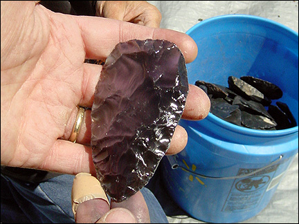 Iron Wood Embers - New pressure flaking flint knapping kit, hand